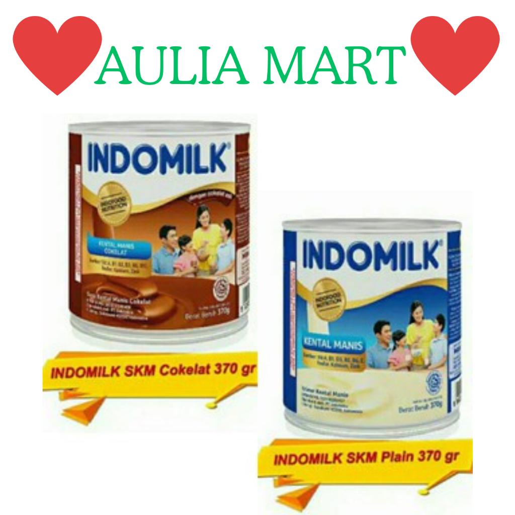 

Indomilk Kaleng 370gr- Vanila/Coklat