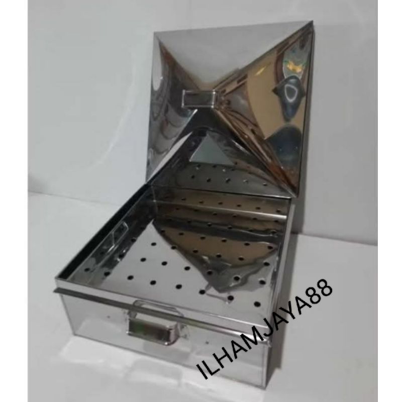 kalakat kukus/kalakat dimsum ukuran 45x45cm stainless steel