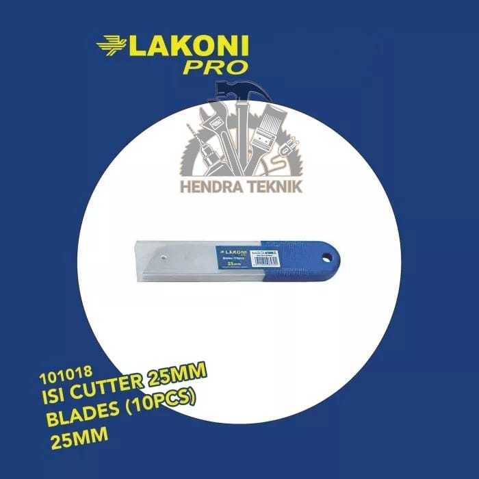 

ISI 10 PCS REFILL PISAU KATER BAJA LEBAR 2,5cm LAKONI pro BAGUS ISI CUTTER BESAR 25mm MURAH