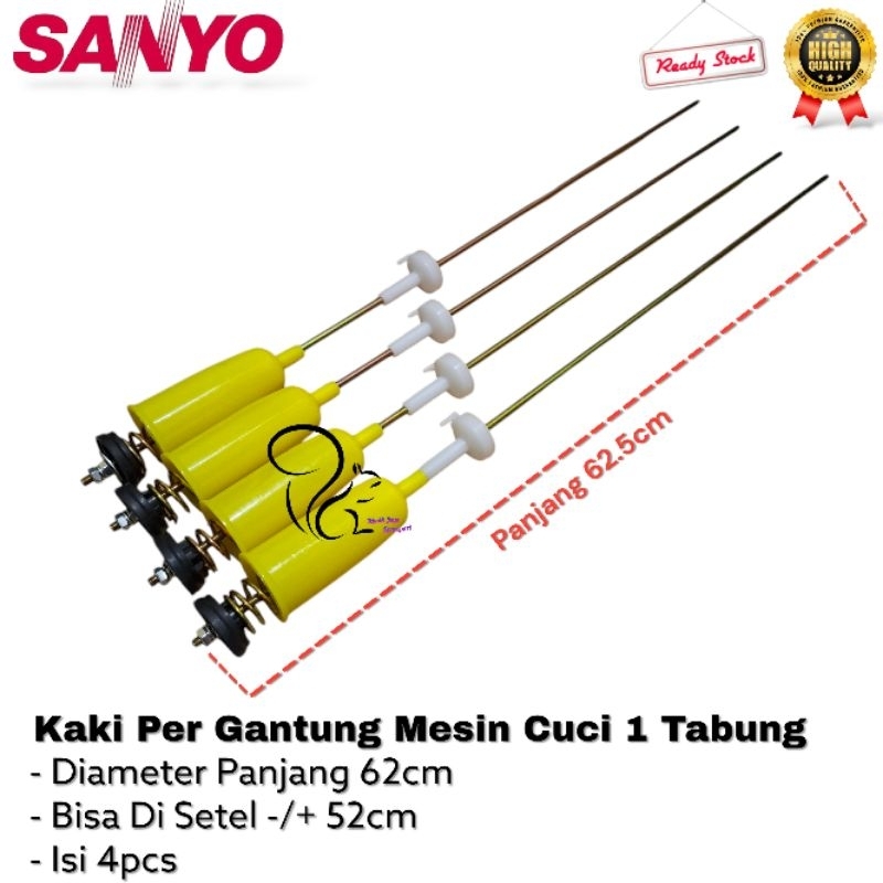 SANYO Shock Breaker Suspensi Per Gantung Mesin Cuci Sanyo Satu Tabung Top Loading Pintu Atas