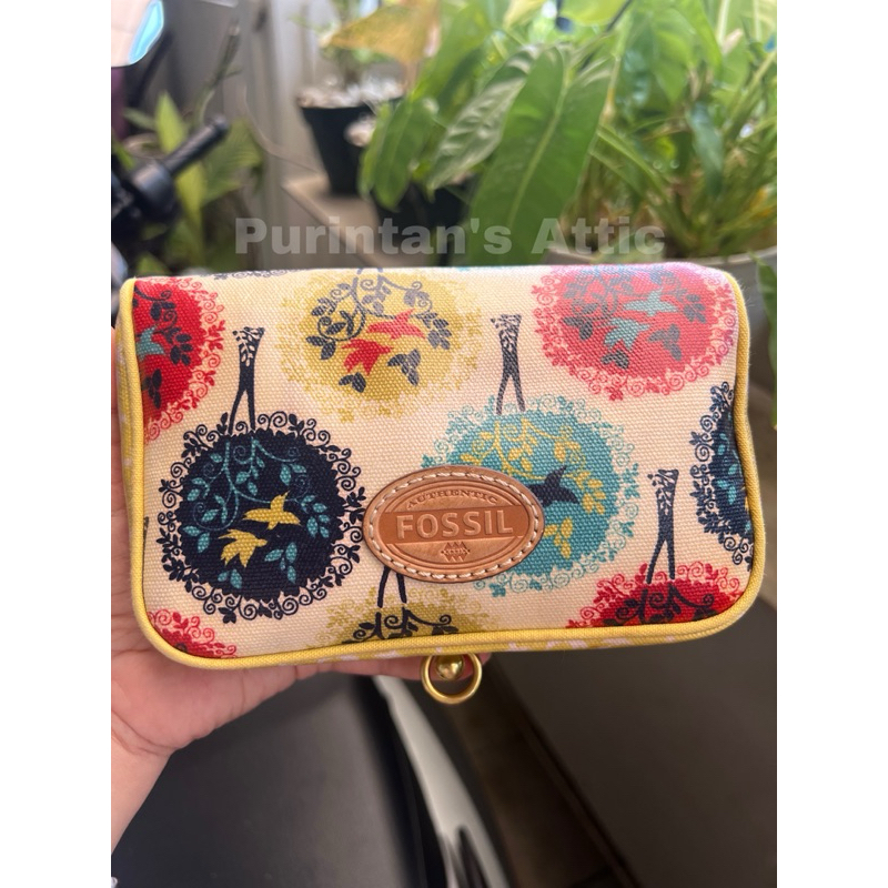 Fossil Keyper Cosmetic Case Kisslock (Preloved)
