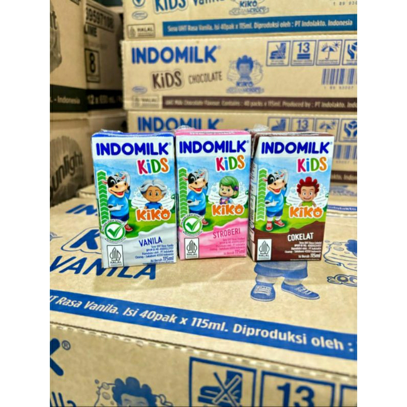 Susu Kotak Indomillk kids 125 ml 1 karton isi 40 pcs