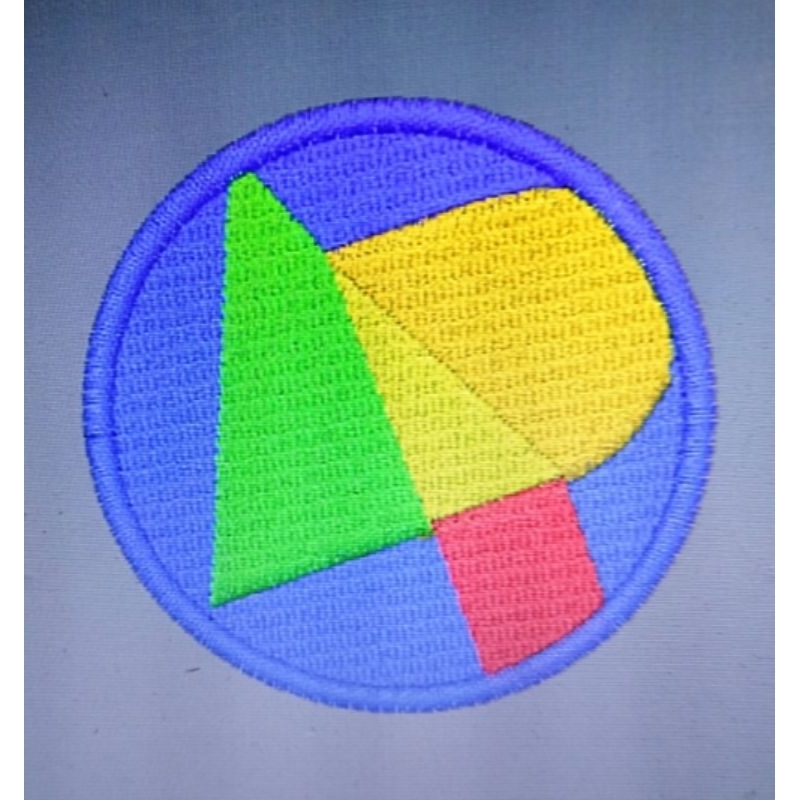 bordir logo angkasa pura