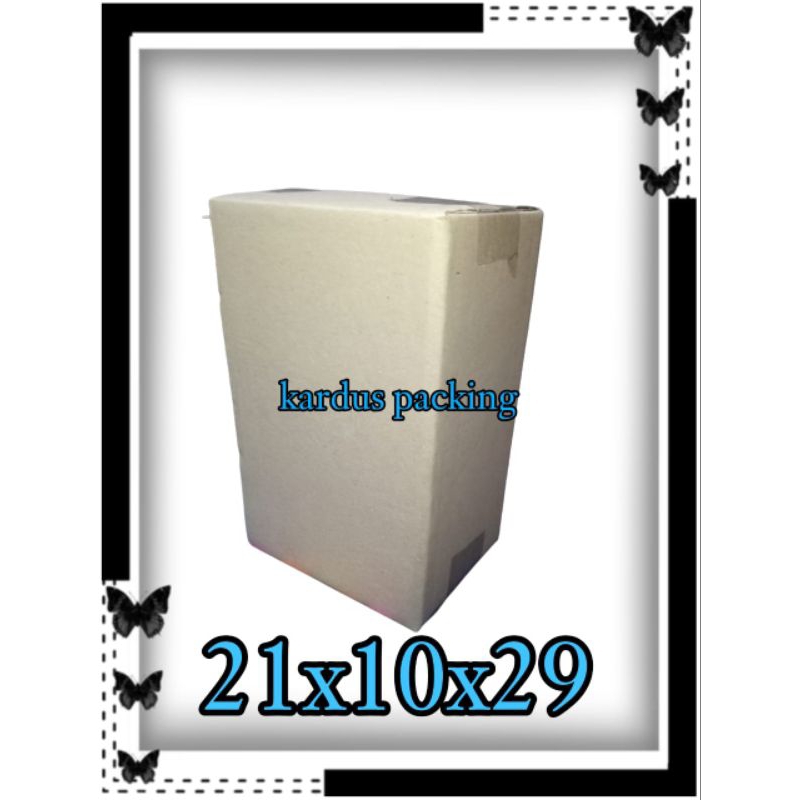 

kardus polos UK 21x10x29 kardus packing kardus besar