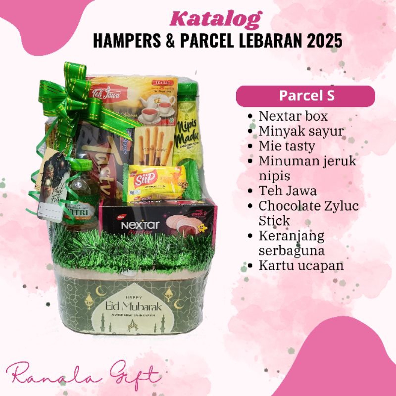 

Parsel lebaran S / parsel Imlek / Parsel makanan / Parsel Idul Fitri / parsel snack / Hampers lebaran / hantaran lebaran / gift lebaran / parsel sembako