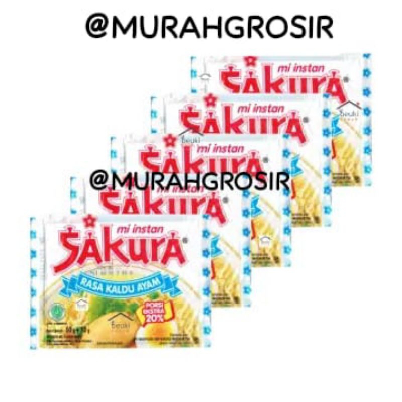 

[ISI 5 PCS] MIE SAKURA RASA KALDU AYAM