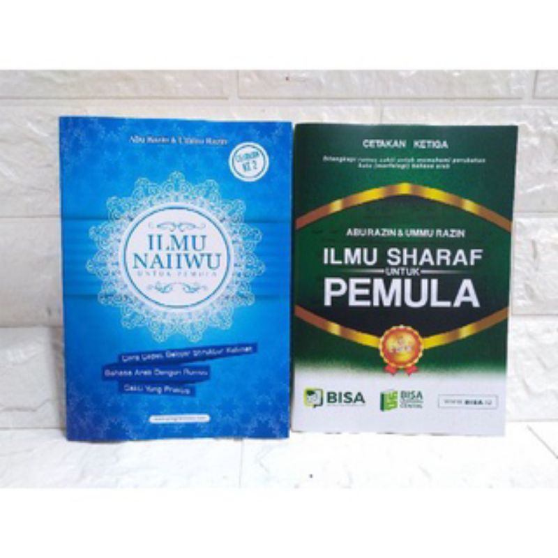 PAKET 2 BUKU ILMU NAHWU UNTUK PEMULA & ILMU SHARAF UNTUK PEMULA