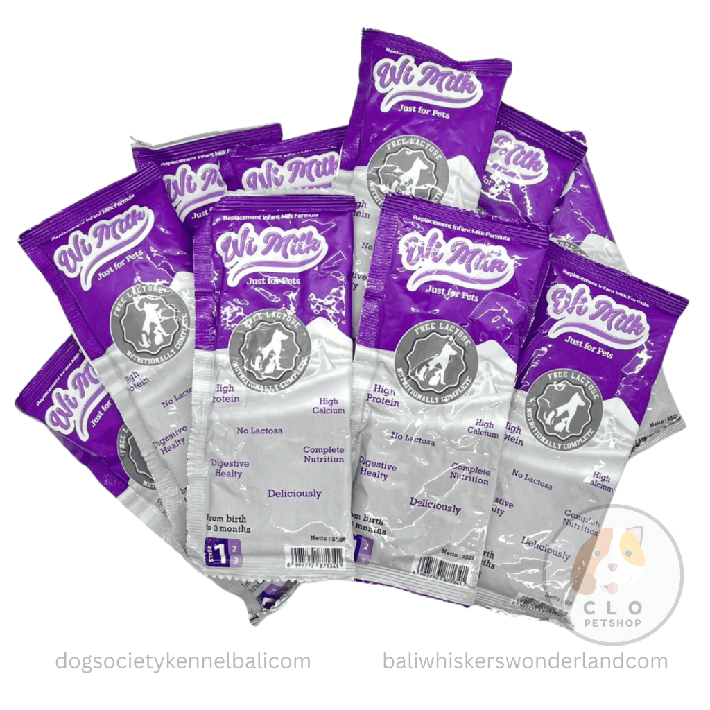 Wi Milk 1-3 Bulan Susu Anak Anjing Kucing