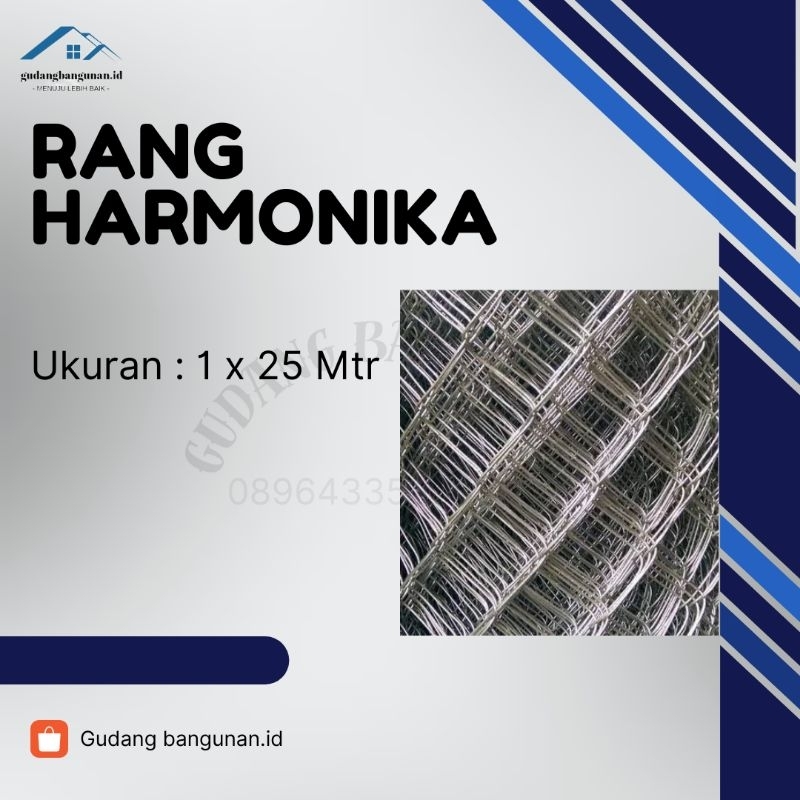 RANG HARMONIKA / KAWAT HARMONIKA GALVANIS / KAWAT PAGAR ANYAM