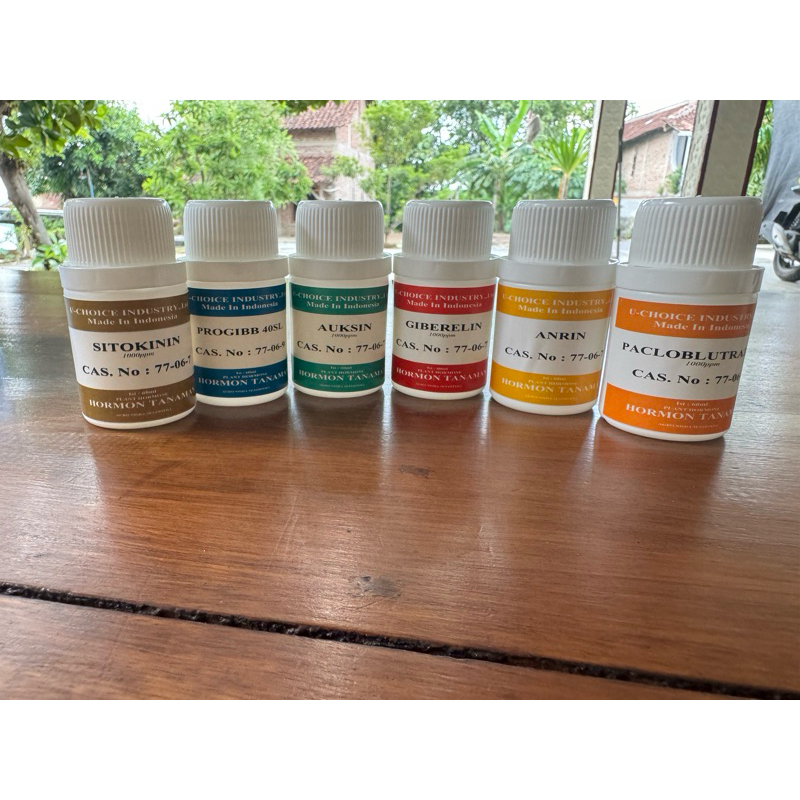 Auksin, Giberelin, Sitokinin, Anrin, Paclobutrasol, Progibb 40SL Ukuran 60ml