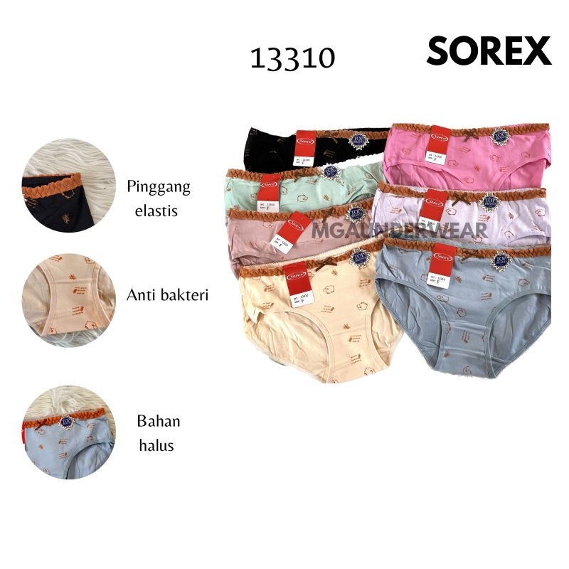 Celana Dalam Wanita Sorex 13310 Motif