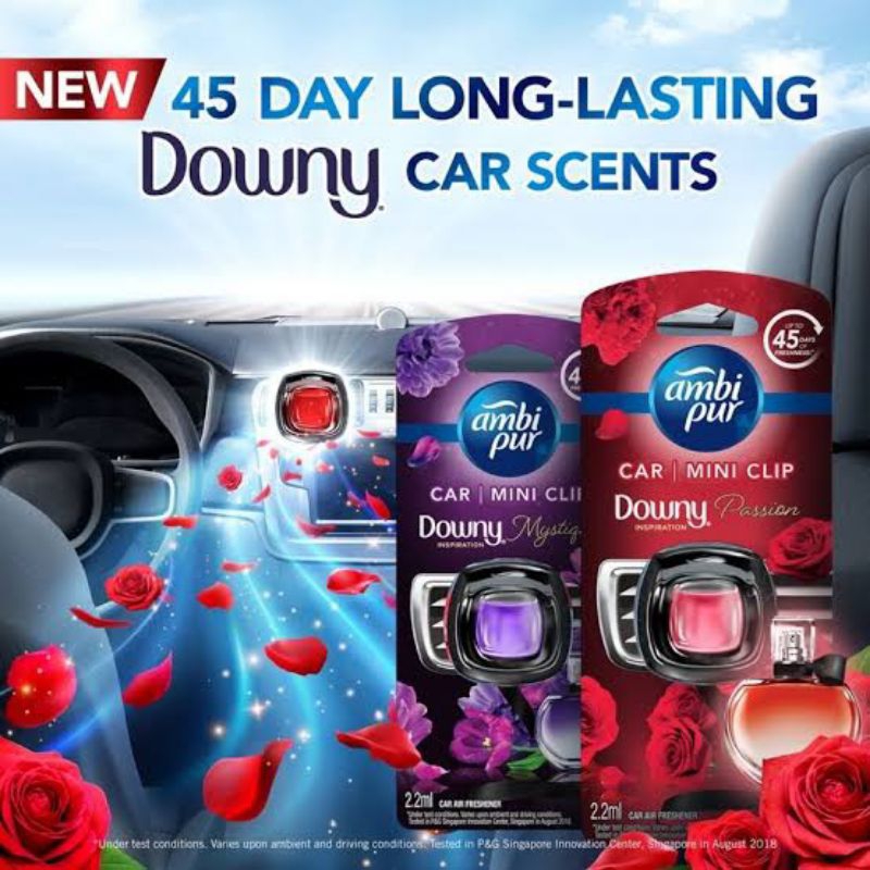 Pengharum Mobil Ambipur Downy Car Clip