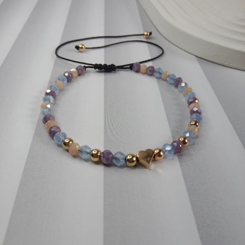 CRAFTINGZA Czech Crystal Bracelet | Gelang manik crystal Ceko love