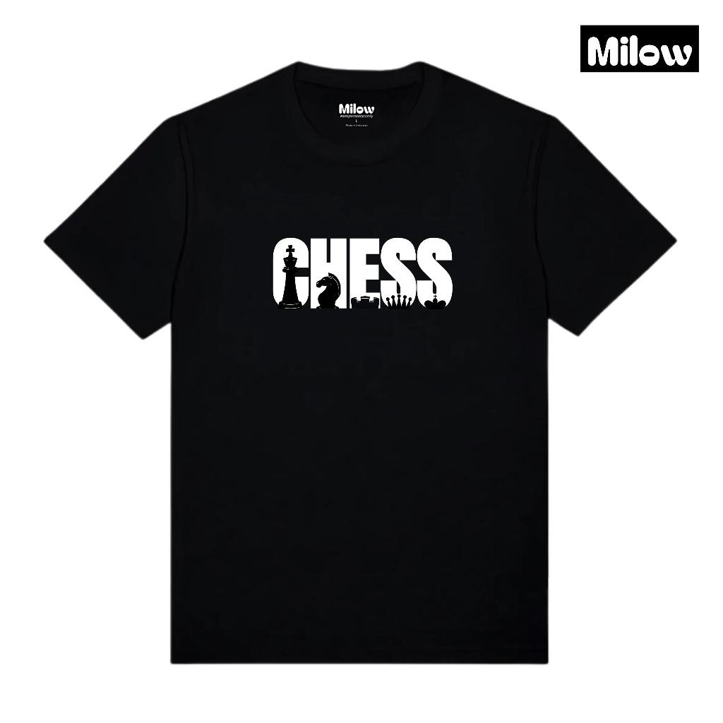 Milow Kaos T-Shirt Tshirt Unisex Premium Nongki G Pria Wanita Cowok Cewek Lengan Pendek Oversized