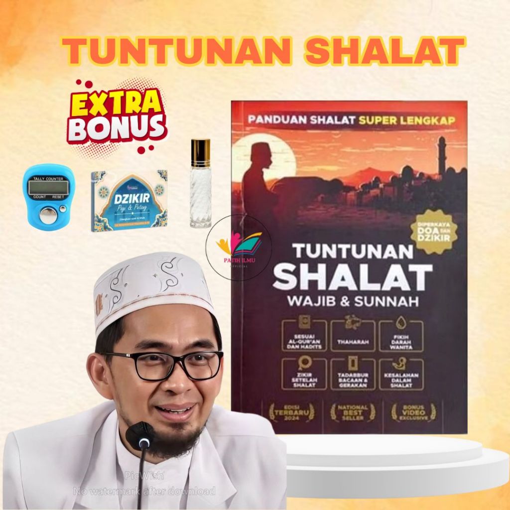 Original Buku Tuntunan Sholat Wajib dan Sunah Lengkap Adi Hidayat Lengkap