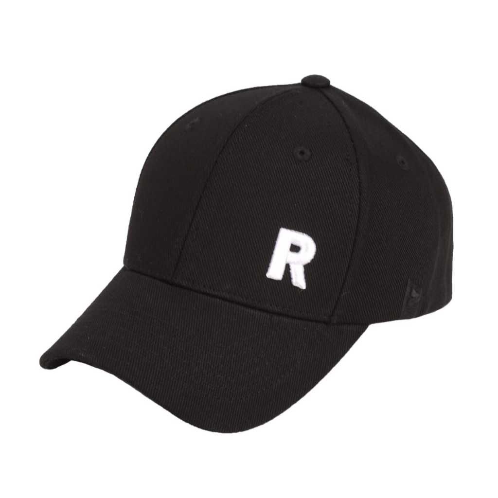NEW-Topi Pria- Kalibre Topi Original-Logo Huruf R- CAP R -Kalibre -Hitam