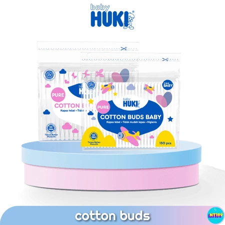 Baby Huki Cotton Buds Baby 100 pcs, 150 pcs / Huki Cotton Bud Bayi 100 pcs, 150 pcs