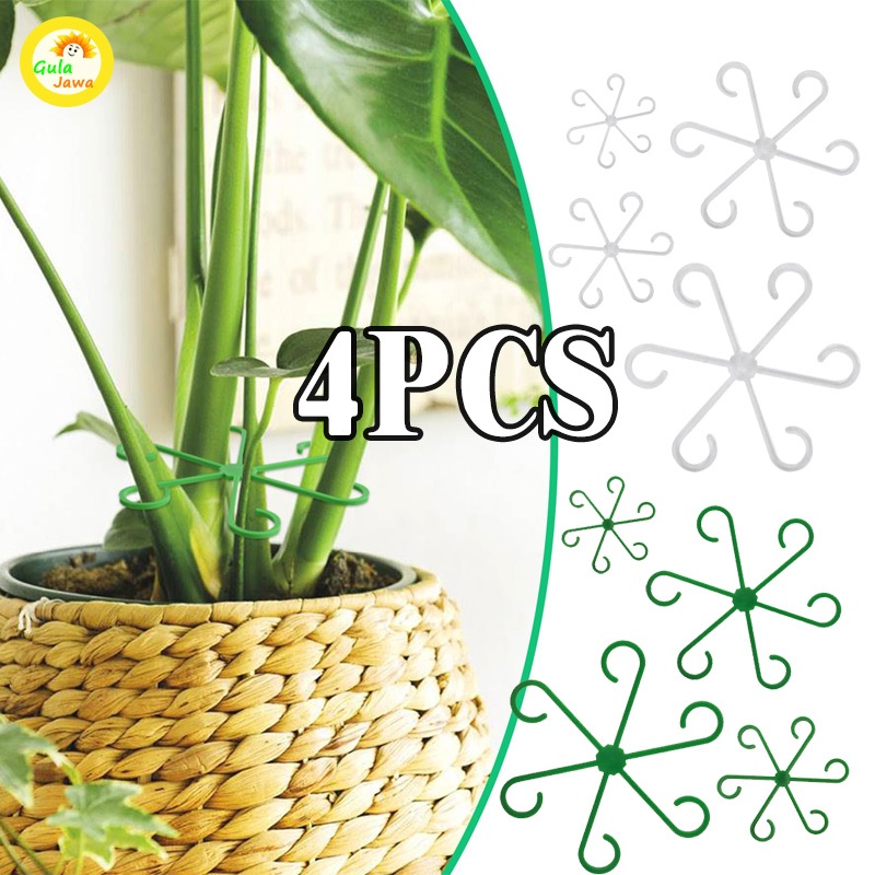 Tiang Penyangga Tanaman Penyangga Plant Stake Ajir Pot Bunga Plastik Monstera Deliciosa