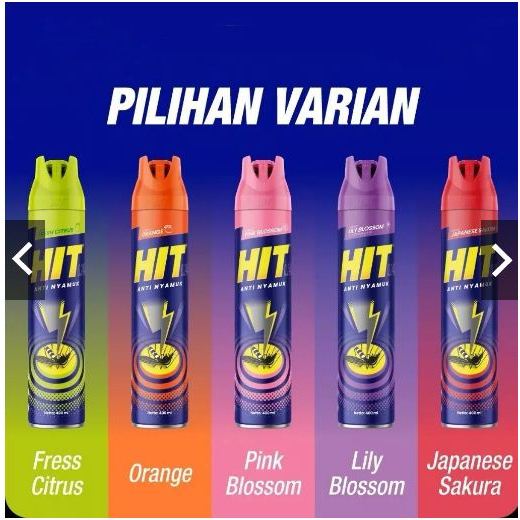 HIT Anti Nyamuk Aerosol 600ml // HIT Obat Nyamuk Semprot 600ml