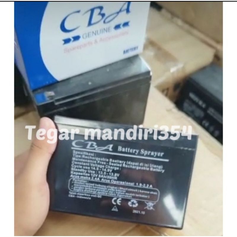 GENGSILEGI89 - AKI SPRAYER CBA 12V 8AH CAS BATERAI TANGKI SEMPROT ELEKTRIK