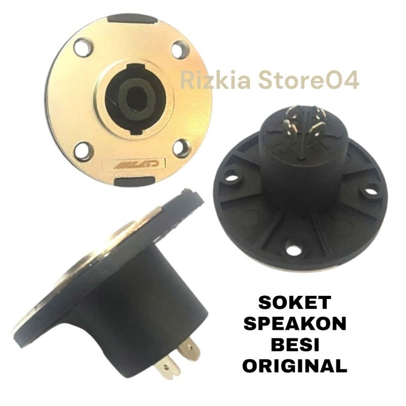 Soket Speakon Besi LAD Soket Speakon Speaker 4pin Besi Harga 1pcs
