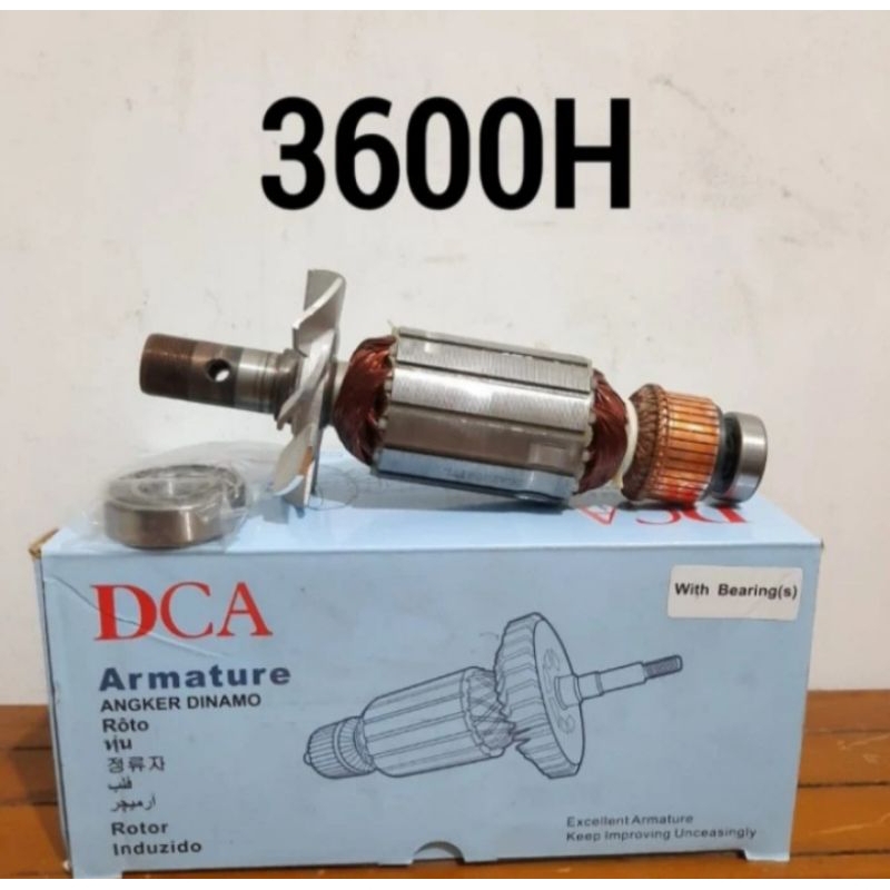 ARMATURE / ANGKER MESIN ROUTER PROFIL BESAR MAKITA 3600H