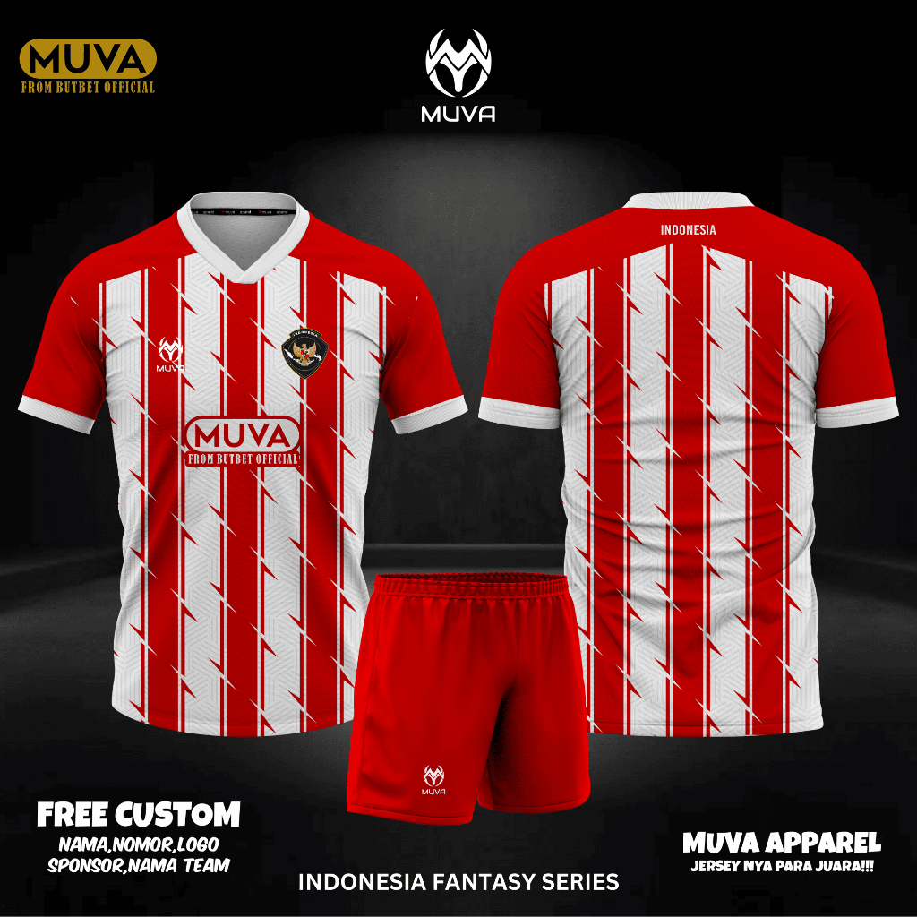 Jersey Futsal TIMNAS FullPrint / TIMNAS FANTASY JERSEY / JERSEY TIMNAS FANTASY FUTSAL / futsal custo