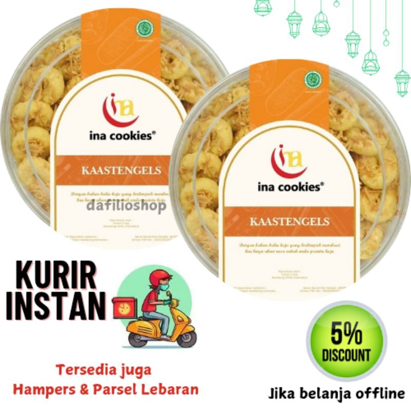 

Ina Cookies Kastengel Kue Kering Enak Toples Reguler