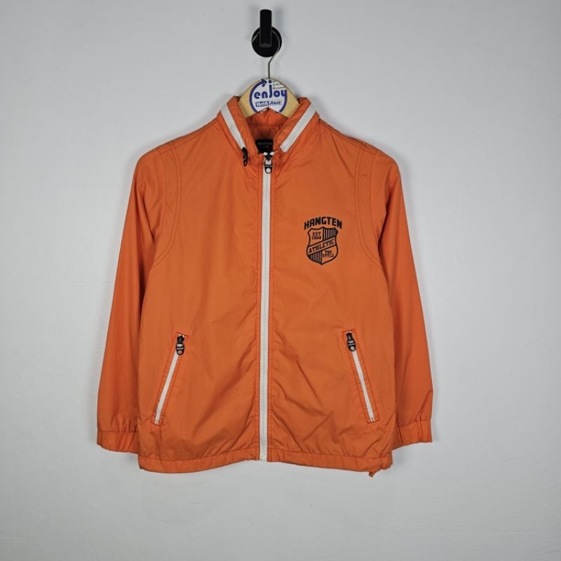 jacket tipis parasut windbreaker anak HANGTEN KIDS PACKABLE motor outdoor second preloved
