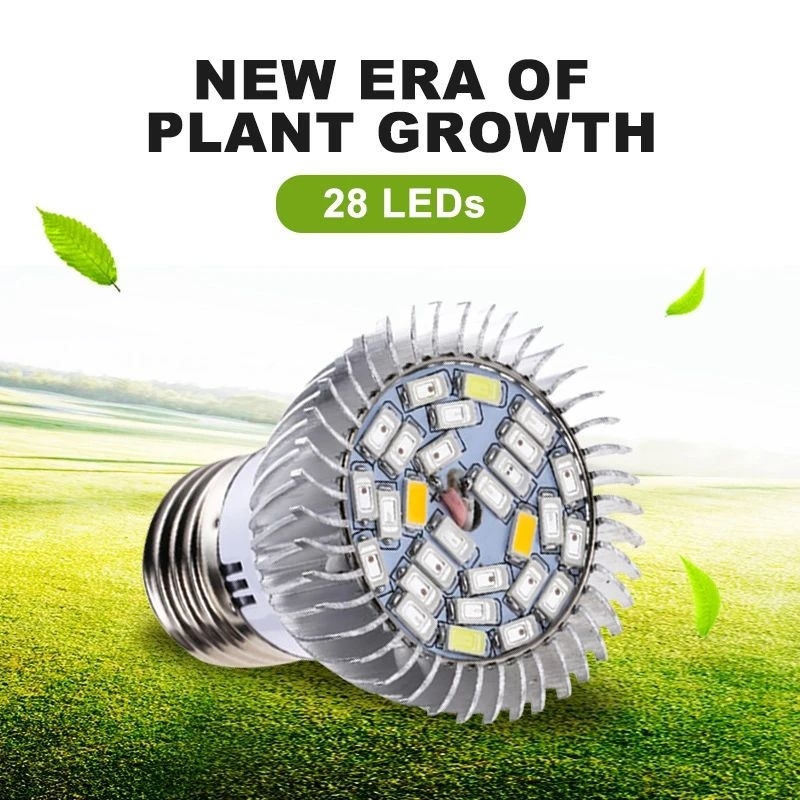 lampu cahaya UV tanaman tumbuhan hidroponik LED grow light indoor plant growth lampu tanaman penggan