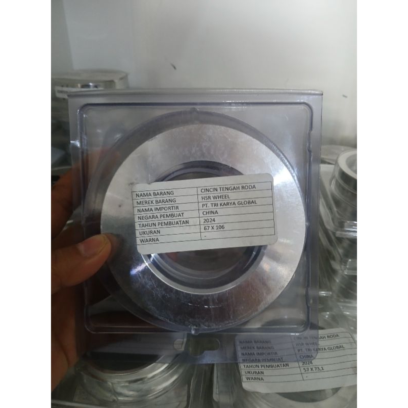 Center Ring Velg Center Hub Mobil Pajero Hsr 67x106 Isi 4pcs Silver