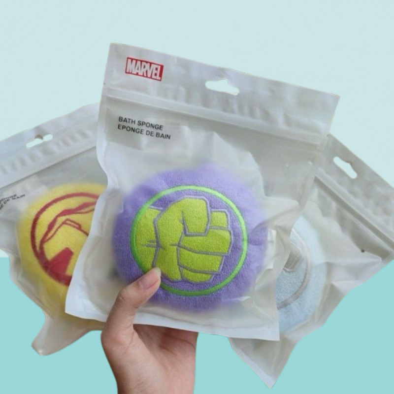 MINISO MARVEL BATH SPONGE LOOFAH HULK THOR