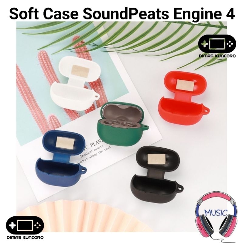 Soft Case SoundPeats Engine 4 silicone silikon engine4 earphone cover protector