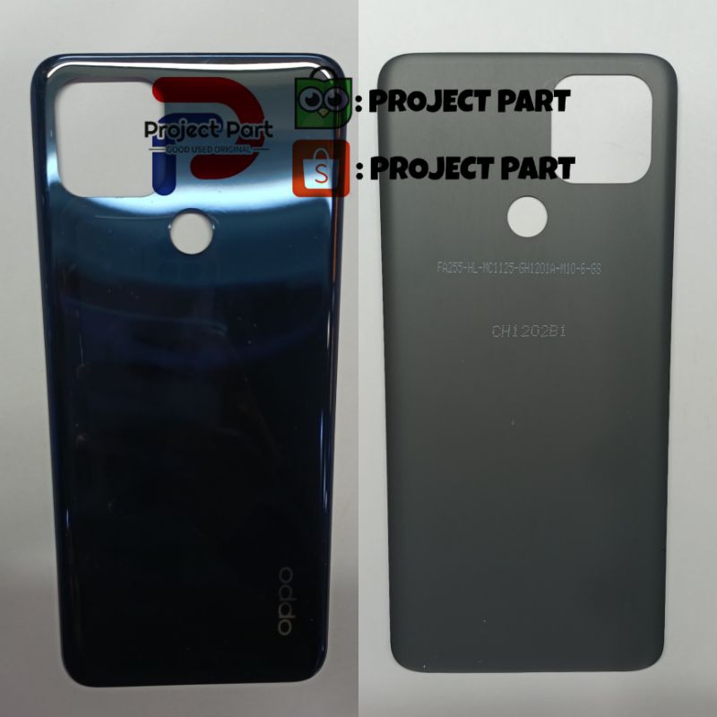 BACKGLASS HAPE OPPO A15 BLACK ORI