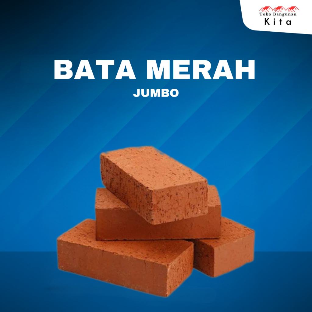 Bata merah jumbo grade A - 5x10x20