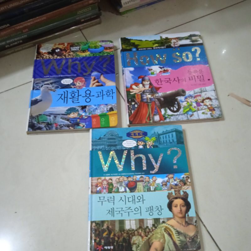 komik why bahasa korea hard caver 3 buku Rp 75.000 bekas
