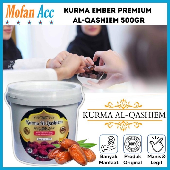 

Kurma Ember Premium Al-Qashiem 500gr/Cemilan Manisan Buka Puasa/Hampers Lebaran Oleh-Oleh Haji Umroh