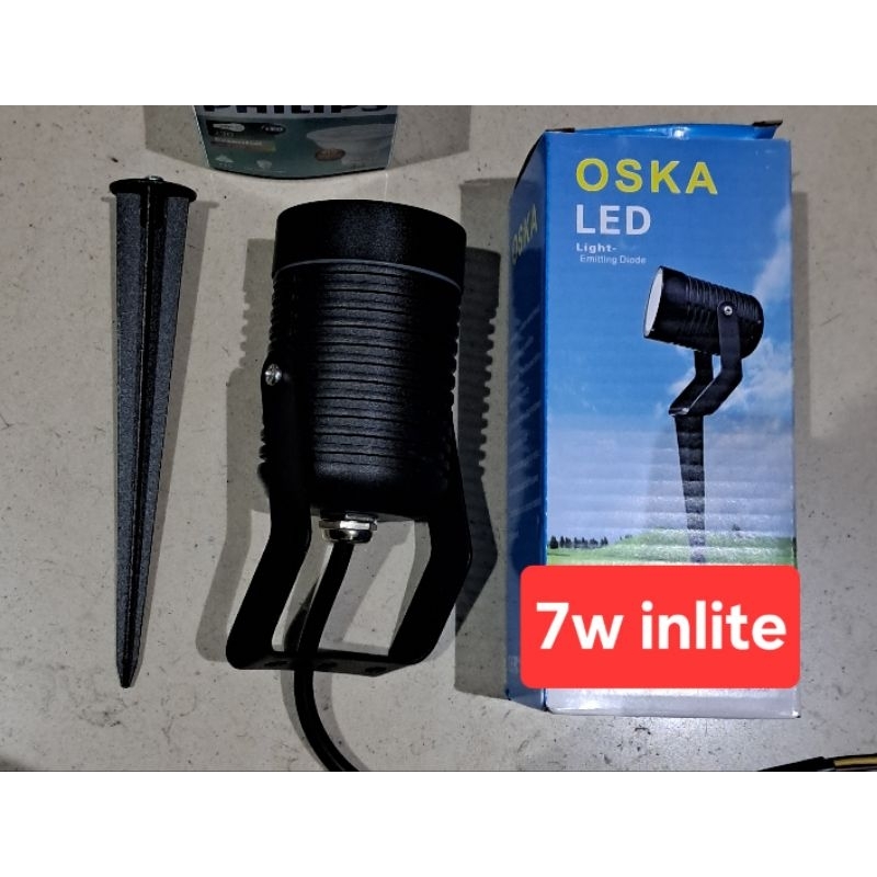 lampu sorot taman LED INLITE 7W 3000K WARM WHITE