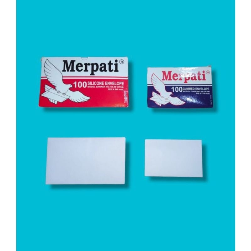 

Amplop Merpati / Amplop Putih merk Merpati Ukuran Kecil dan Tanggung (1 PAK isi 100 PCS)