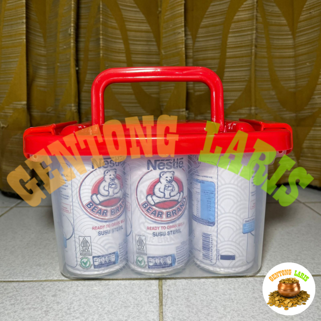 

[GRATIS CONTAINER] Susu Beruang Bear Brand 1 karton/dus (5(6x189mL))