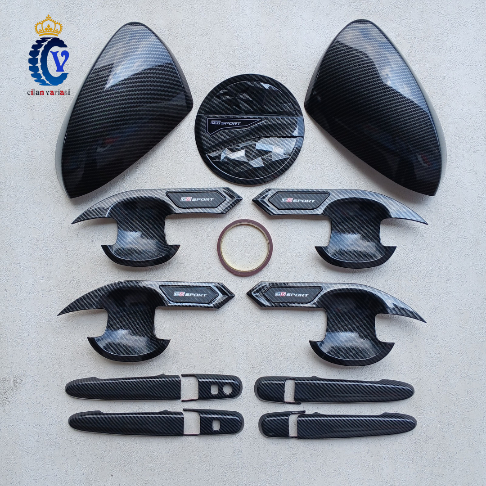 Cover Spion Handle Outer Pintu Tutup Tangki Mobil Rush Gr Sport Carbon
