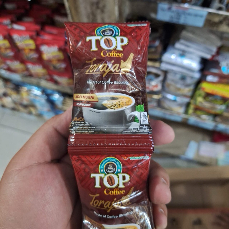 

Top Coffee Mini Toraja 6gram renteng isi 10