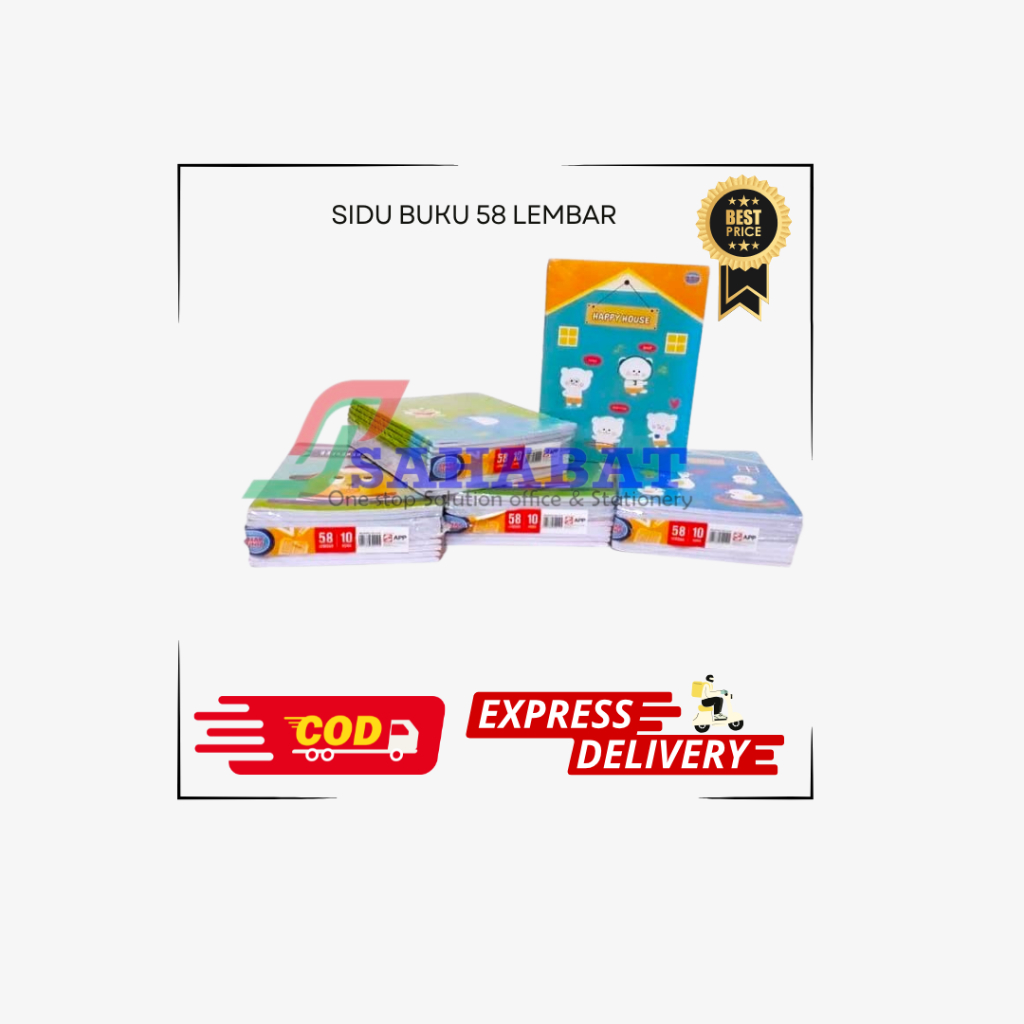 

SIDU BUKU 58 / BUKU TULIS / BUKU MURAH