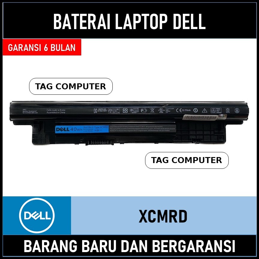 BATERAI DELL XCMRD 14R 3421 3521 5521 3721 5737 14-3000
