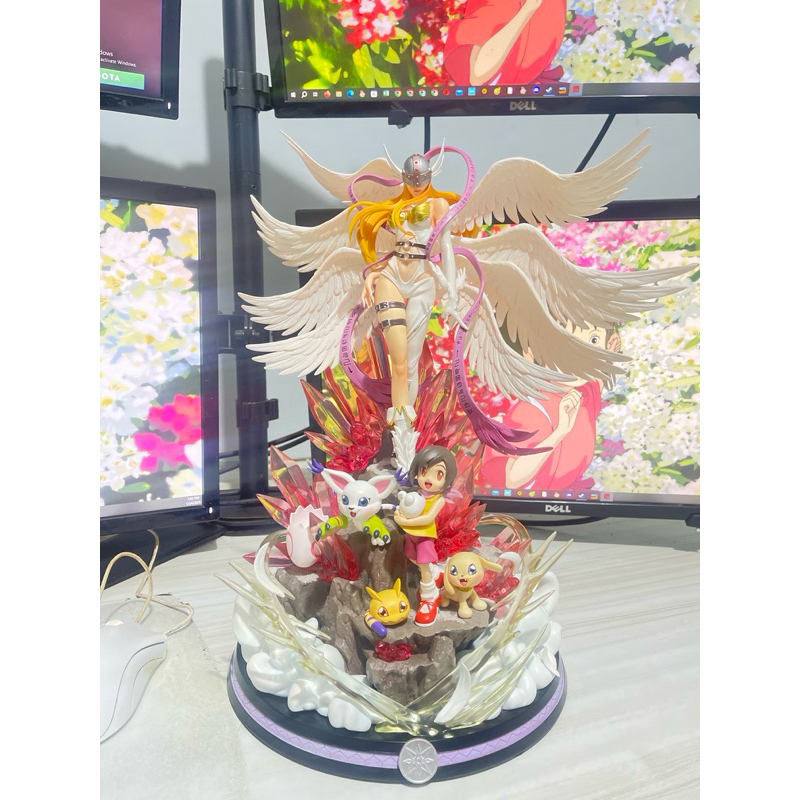 Great Design Angewomon Digimon Statue Action Figure