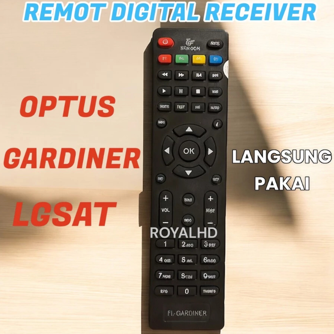 REMOT R21 DIGITAL RECEIVER OPTUS / GARDINER / LGSAT MULTI JOKER R 21 GOL UNIVERSAL