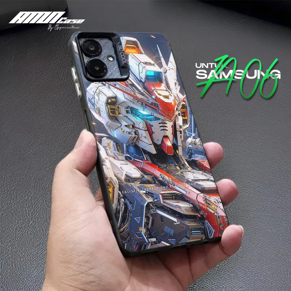 CASE SAMSUNG A06 CASING HOLOGRAM - CASE GUNDAM FULL PRINT - CASE PREMIUM TERBARU