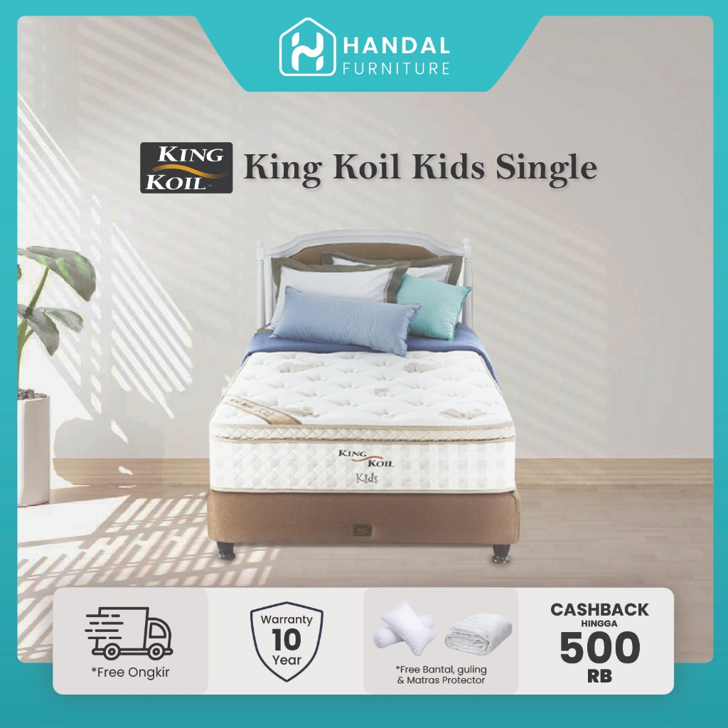 King Koil Set Kasur Spring Bed Kids Single