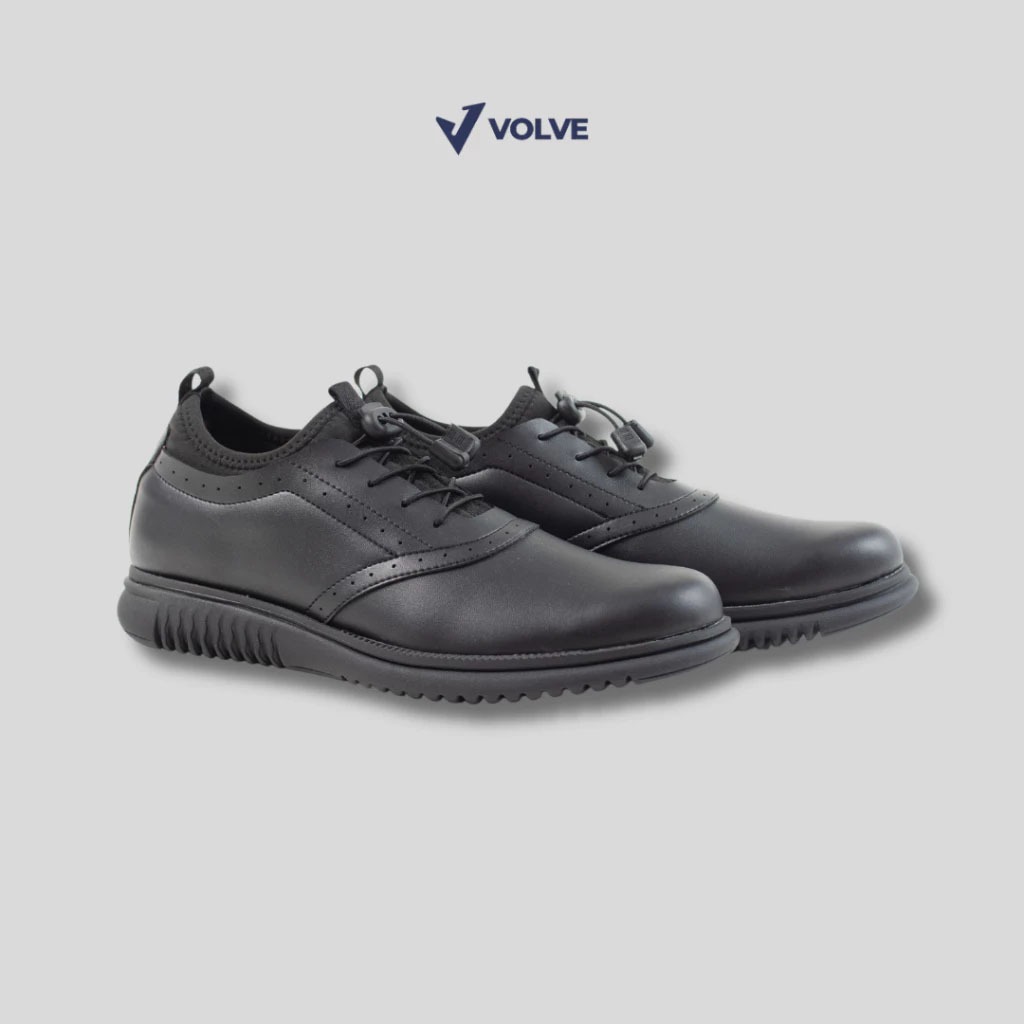 VOLVE - Sepatu Kerja Pria Orca Black