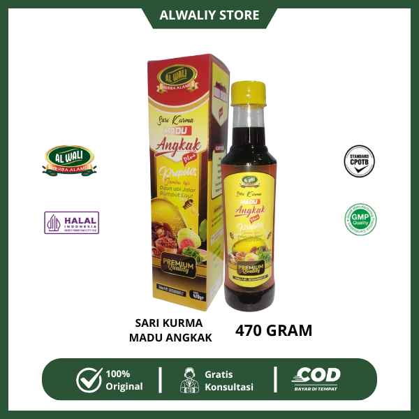 

Al Waliy Sari Kurma Madu Angkak Asli 100% Original Plus Jambu Biji